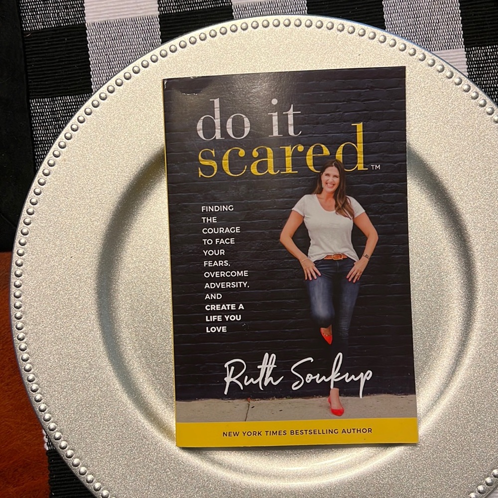 NEW UNREAD Book by RUTH SOUKUP, DO IT SCARED.